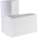 hand paper 2-layers z-fold 206x240mm. 150pc/packing satino