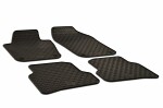 car floor mats, rubber GU-ZU Seat Ibiza 08-16 / VW Polo 09-16