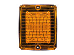 LED turn signal light, orange glass 24V 110.00 x 130.00 x 45.00mm
