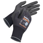 Safety gloves Uvex Phynomic Lite, grey, size 8
