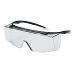 glasses protection  /with handles uvex super f OTG, UV 400, paint läätsed: white, standardid: EN 166; EN 170, paint: black