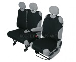 seat covers DELIVERY VAN 1+2 /black/