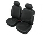 seat covers leather black dimensions XL
