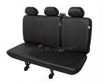 Van leather rear seat cover DV 3 TRAFIC black Practical