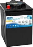 batteri exide 6v 195ah gel/gel (-+ pol standard) 245x190x275 b00 - utan nedre monteringskant (djupurladdning/gel)