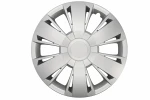 Wheel cap, model: Omega, 15inch, colour: Silver, 4 pcs set of