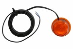 Element światła obrysowego (wkład LED, 12/24V, pomarańczowy, światło pomarańczowe, z przewodem 5m)