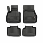 floor mats (set, rubber/pvc, 4pc, paint black) BMW X2 (F39) 11.17- SUV