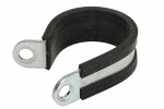 hose clamp, number 1pc., wide. 15mm, diameter 30mm (metal-rubber)
