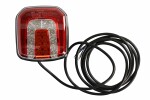 rear light left / right (LED, 12/24V, with fog light, light tagurdus, Side marker light, number plate light, reflector, length cable: 0,2m)