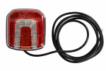 заднияя фара левый / правый (LED, 12/24V, вместе с противотуманкой, свет поворотный, Габаритная фара, Рефлектор, Длина кабель: 0,2m)