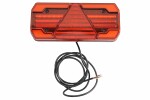 galinis kairysis žibintas (LED, 12/24v, su avariniais žibintais, su rūko žibintu, su stabdžių žibintu, gabaritinis žibintas, atspindintis trikampis, laido ilgis: 2m)