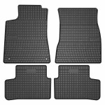 rubber mats (front part/rear, rubber, set., 4pc, paint black) suitable for: MERCEDES CLA (C118) 03.19-