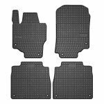 rubber mats (front part/rear, rubber, set., 4pc, paint black) suitable for: MERCEDES GLS (X167) 04.19-
