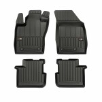 rubber mats (rubber / tpe, set., 4pc, paint black) suitable for: FIAT TIPO 03.16-
