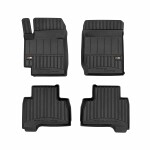rubber mats (rubber / tpe, set., 4pc, paint black) suitable for: SUZUKI GRAND VITARA II 04.05-