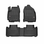 rubber mats (rubber / tpe, set., 4pc, paint black) suitable for: TOYOTA RAV 4 V 12.18-