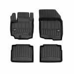 rubber mats (rubber / tpe, set., 4pc, paint black) suitable for: SUZUKI SX4 S-CROSS 08.19-