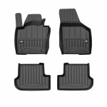 rubber mats (rubber / tpe, set., 4pc, paint black) suitable for: VW BEETLE 04.11-07.19