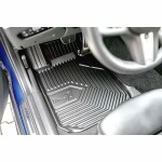 mats rubber, 4pc  No. 77, front - rear, tpe, set, paint black, suitable for: HYUNDAI IONIQ 5 05.21-, Crossover