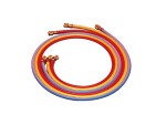 Service hose 5 m, r1234yf, high pressure, connection thread 12 mm