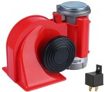 signaaltigu with compressor nautilus red 12v 139db 1pc carmotion