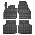 rubber mats (front part/rear, rubber, set., 4pc, paint black) suitable for: SKODA KAMIQ 07.19-