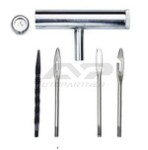 metal tiib - 4-in one asenduskomplekt: 3x needle, cutter, handle