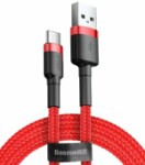 cable usb usb-c baseus cafule 3a 1m (red)