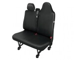 Seat cover DV2 MASTER DUAL SPLIT SEAT black leather