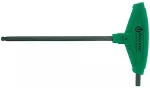t-kuuskant kuulpea 3mm. 150mm roheline 1k käepide beargrip