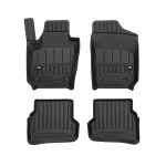 rubber mats (rubber / tpe, set., paint black) suitable for: SEAT IBIZA IV, IBIZA IV SC, IBIZA IV ST 03.08-06.17