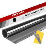 solar window film “Light Black” 0,75x3m (60%)Amio
