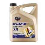 моторное масло Полусинтетическое K2 TEXAR 10W40 5L SN/CF XN 5L