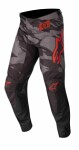 kelnės cross/enduro alpinestars mx racer taktinės spalvos camo/juoda/raudona/fluorescencinė/pilka, 28 dydis