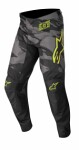 pants cross/enduro ALPINESTARS MX YOUTH RACER TACTICAL paint camo/black/fluorestseeriv/grey/yellow, dimensions 26