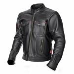 jacket for motorcyclist ADRENALINE BOSTON PPE paint black, dimensions XS