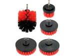 set of cleaning brushes for grill 5 pcs hex