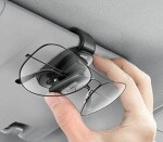 hoidja sõiduautole baseus platinum do okularów, na klips (must)