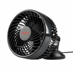 fan 6" 12V 2-speed with suction cup fastening Amio