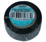electricians tape, black, width 30MM, 33M RULLIL