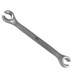 6-Point flare nut spanner 12x13mm. satin cr-van. With hanging hole jbm