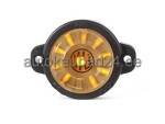 LED side marking light yellow. round 12/24V diameter. 60,5MM