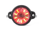 LED-Габаритная фара красный круглая 12/24V диаметр. 60,5MM