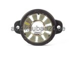 LED side marking light white round 12/24V 60,5MM middle hole