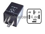 turn signal relay 12V 4-pin, for example. Eurooplased