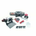 winch for ATV Highlander; pulling power 1360kg; 1,4KM; voltage 12V; transmission kolmeetapiline planetary; transistor decreasing 138:1; type to the wire rope synthetic 15m; type brake automatic