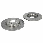 disc (2pc) for brakes big efficiency, SPEEDMAX, hard, Lõigatud-Puuritud, rear ; left / right, diameter outside. 300 mm, gr. 12 mm,, 2pc. suitable for: AUDI A4 ALLROAD B8 1.4-4.0 06.07-09.18