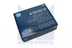 4-sensorilla peruutustutka järjestelmä digitaalisella näytöllä - SILVER CP4 hopeinen
