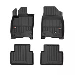 mats rubber, 4pc proLine 3D, Honda Civic X 2015-2021, tpe, set, paint black